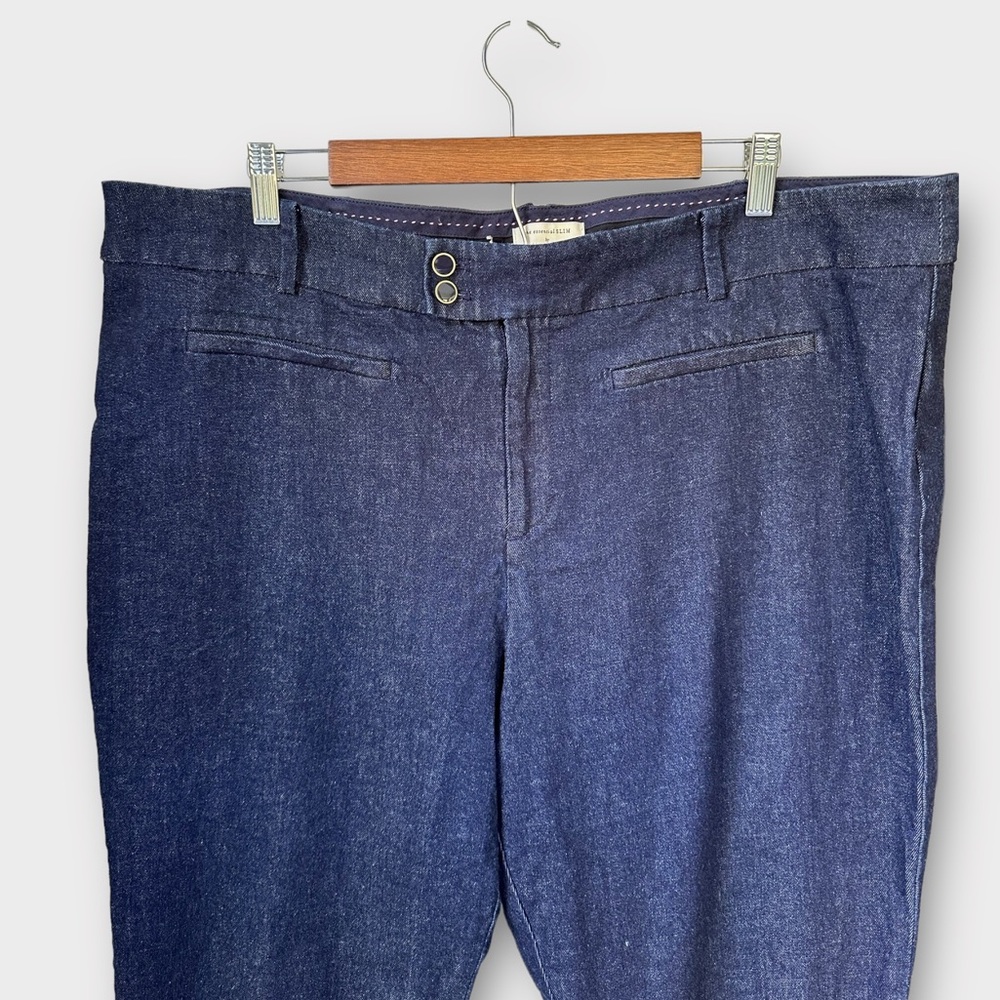 Anthropologie A+ The Essential Slim Denim Trouser Jeans, size 20W - Picture 5 of 7